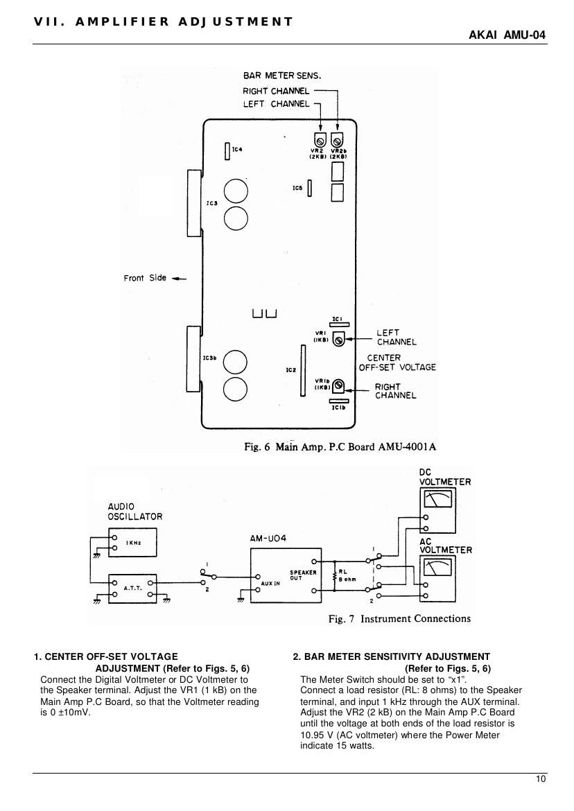 Akai AM U4 Schematic