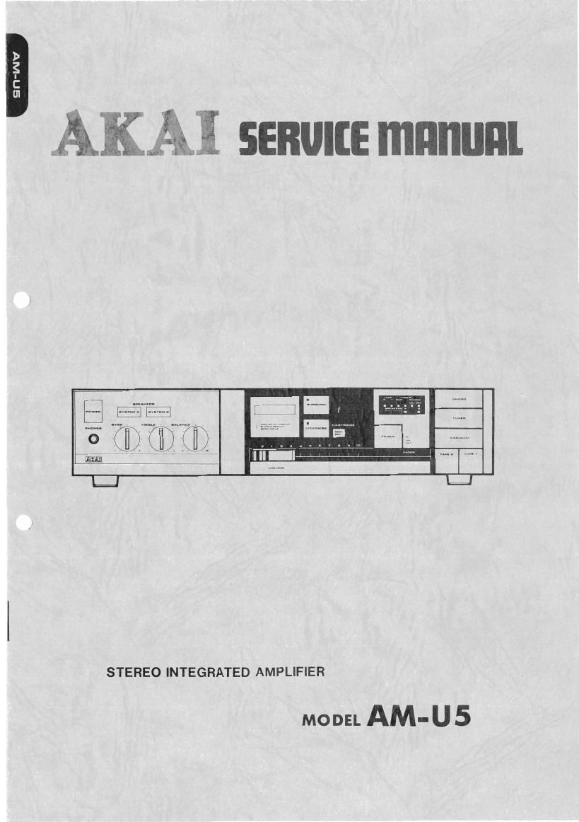 Akai AM U5 Service Manual