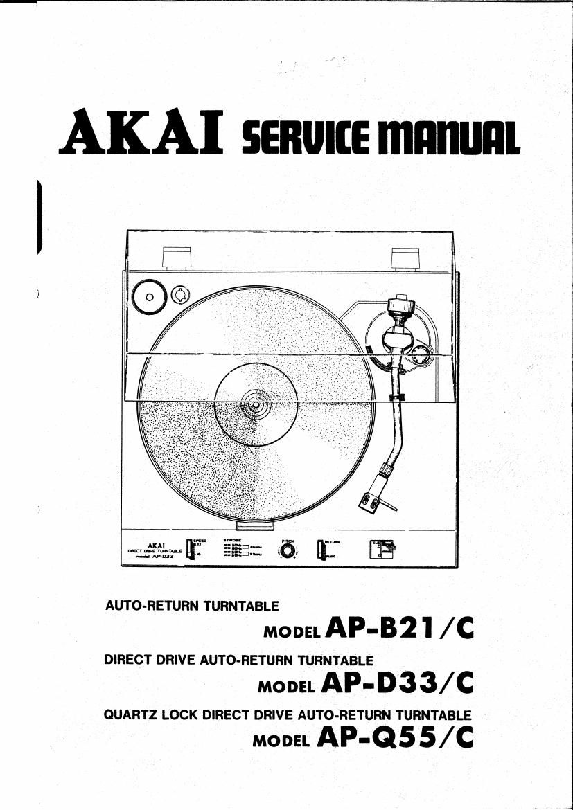 Akai AP D33 C Service Manual