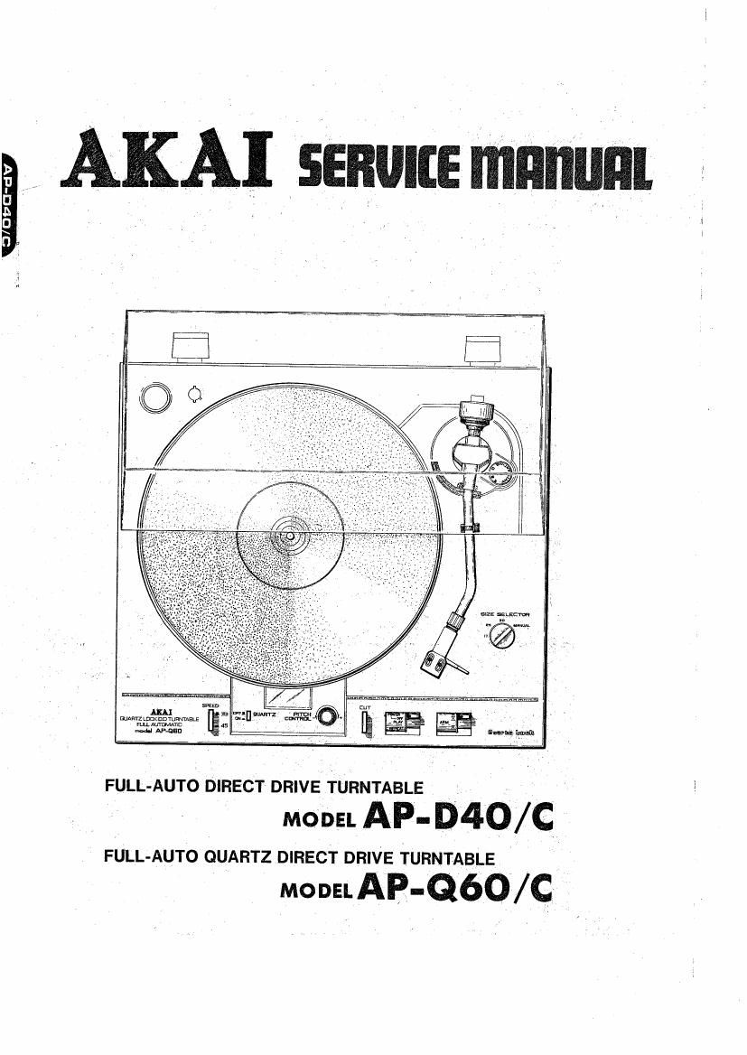Akai AP D40 Service Manual