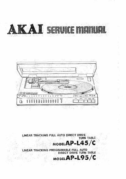 Akai AP L95 C Service Manual