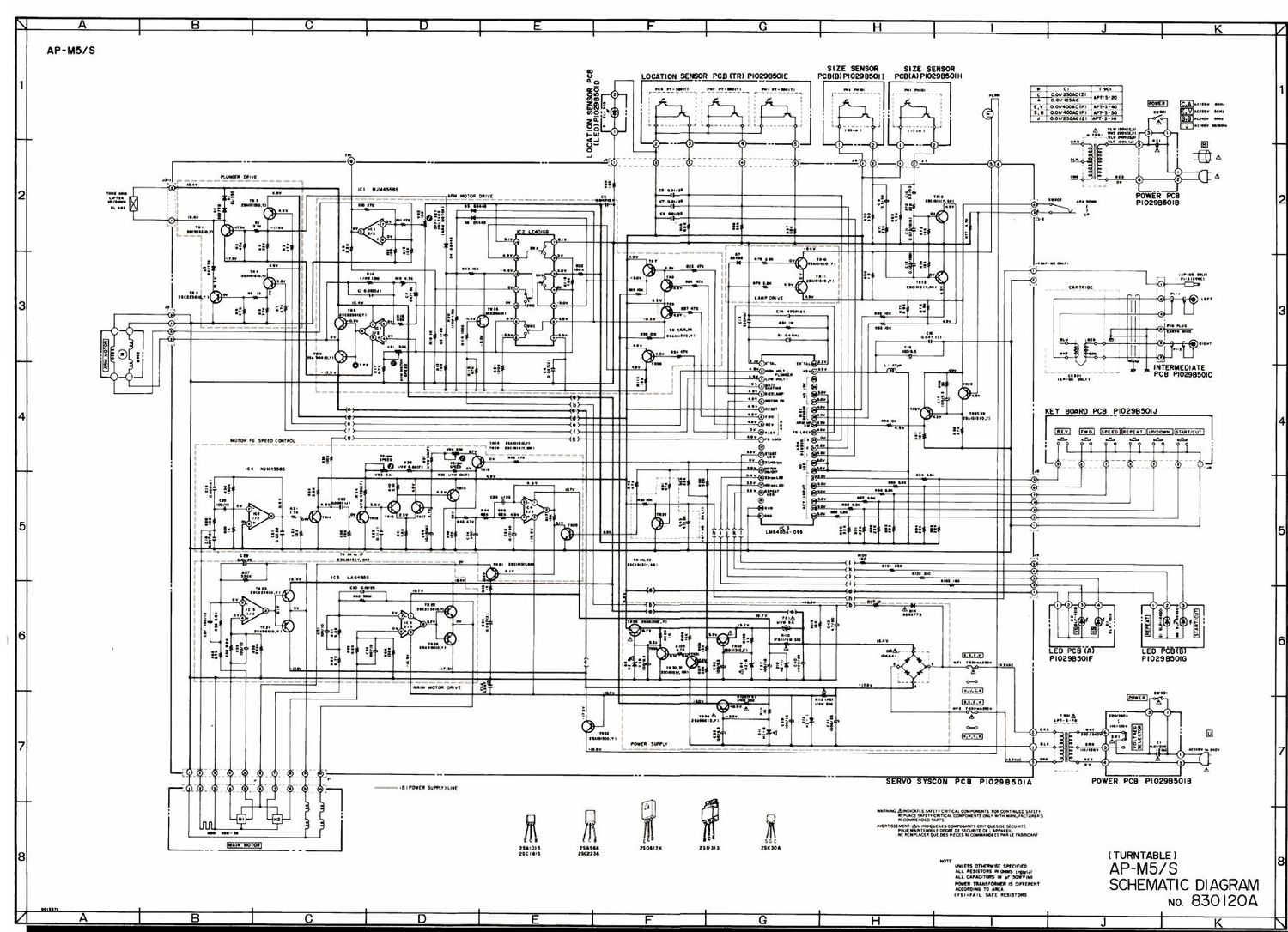 Akai AP M5 Schematic