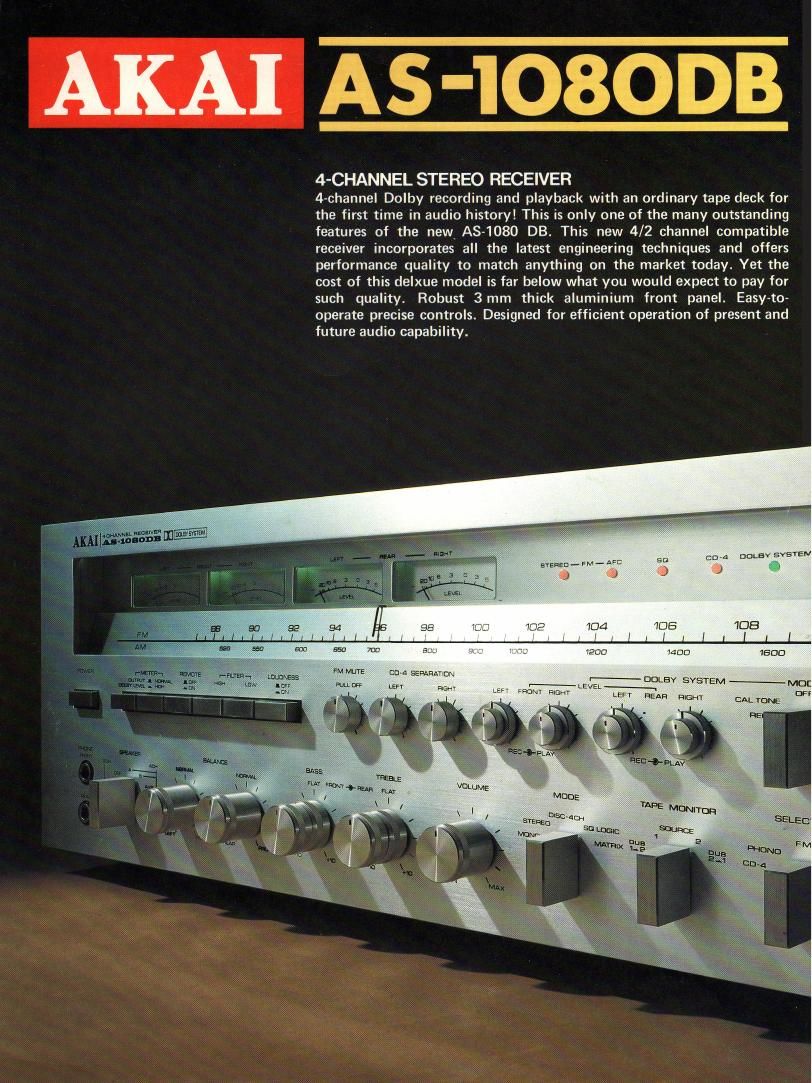 Akai AS 1080 DB brochure