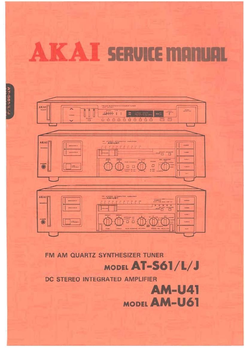 Akai AT S61 Service Manual