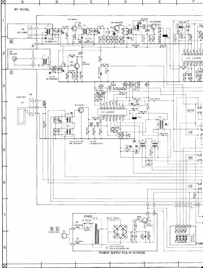 Akai ATK 110 L Schematic