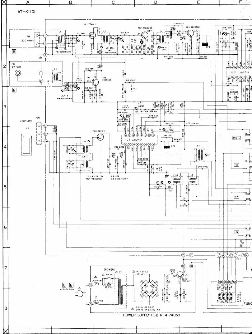 Akai ATK 110 L Schematic