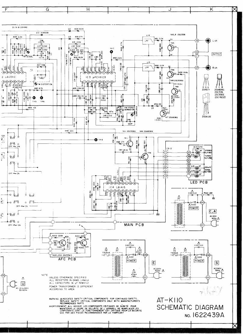 Akai ATK 110 Schematic