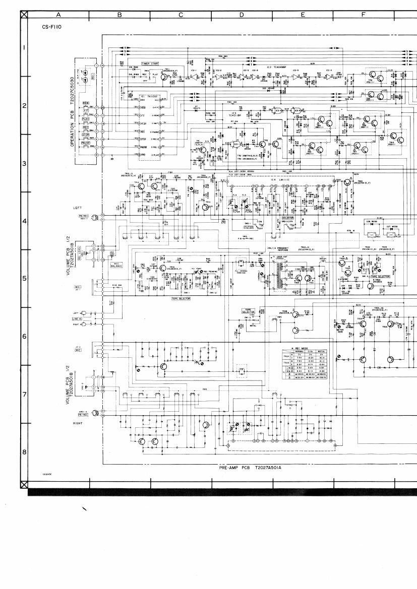 Akai CSF 110 Schematic