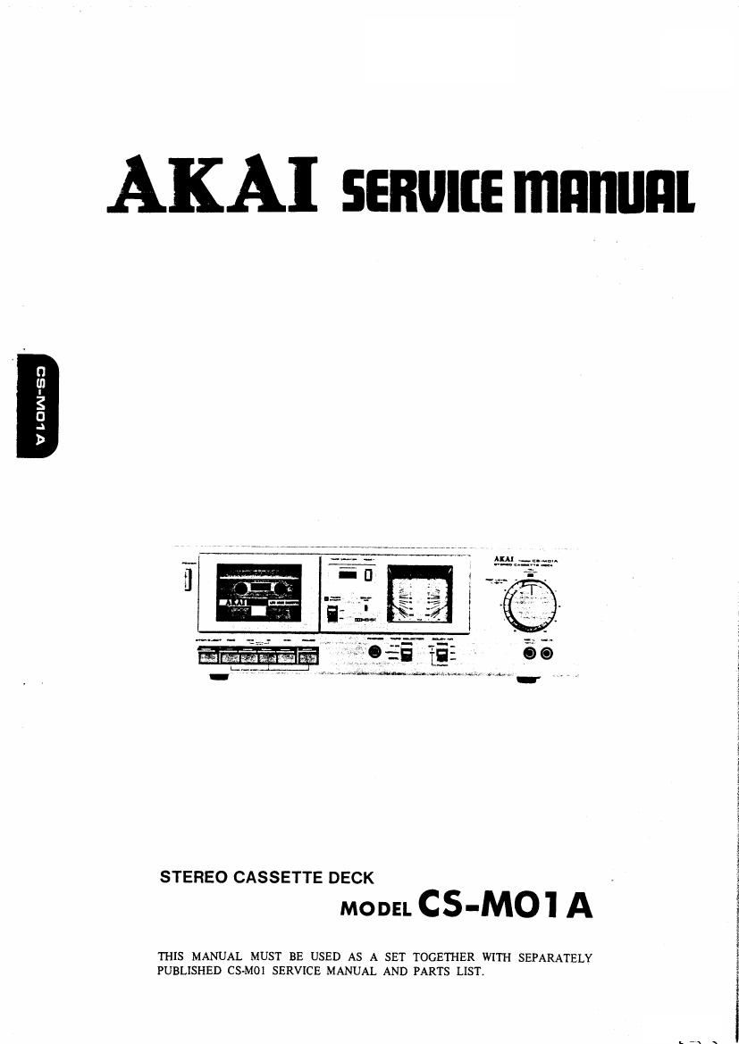 Akai CSM 01 A Service Manual