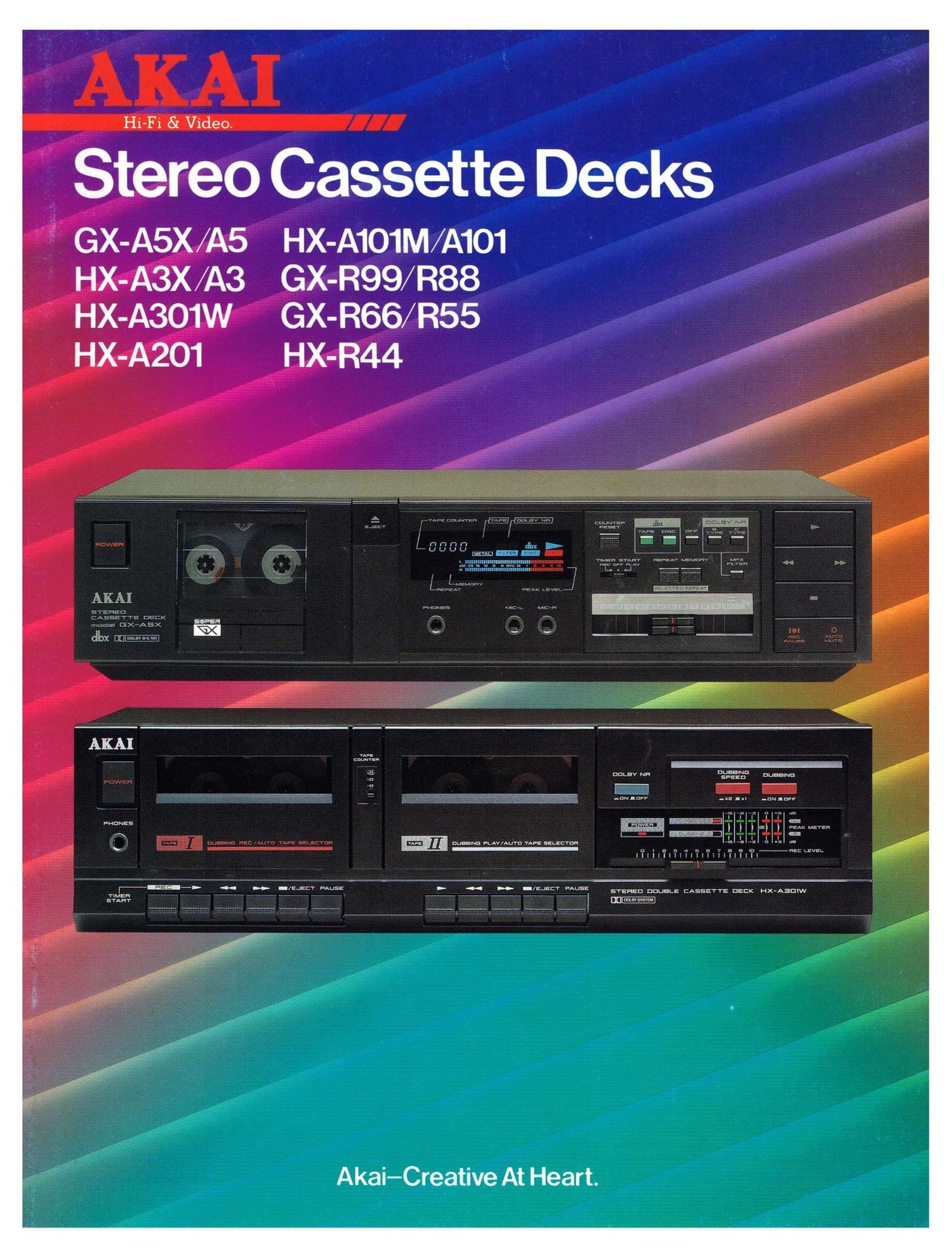 Akai Stereo Cassette Decks Catalog
