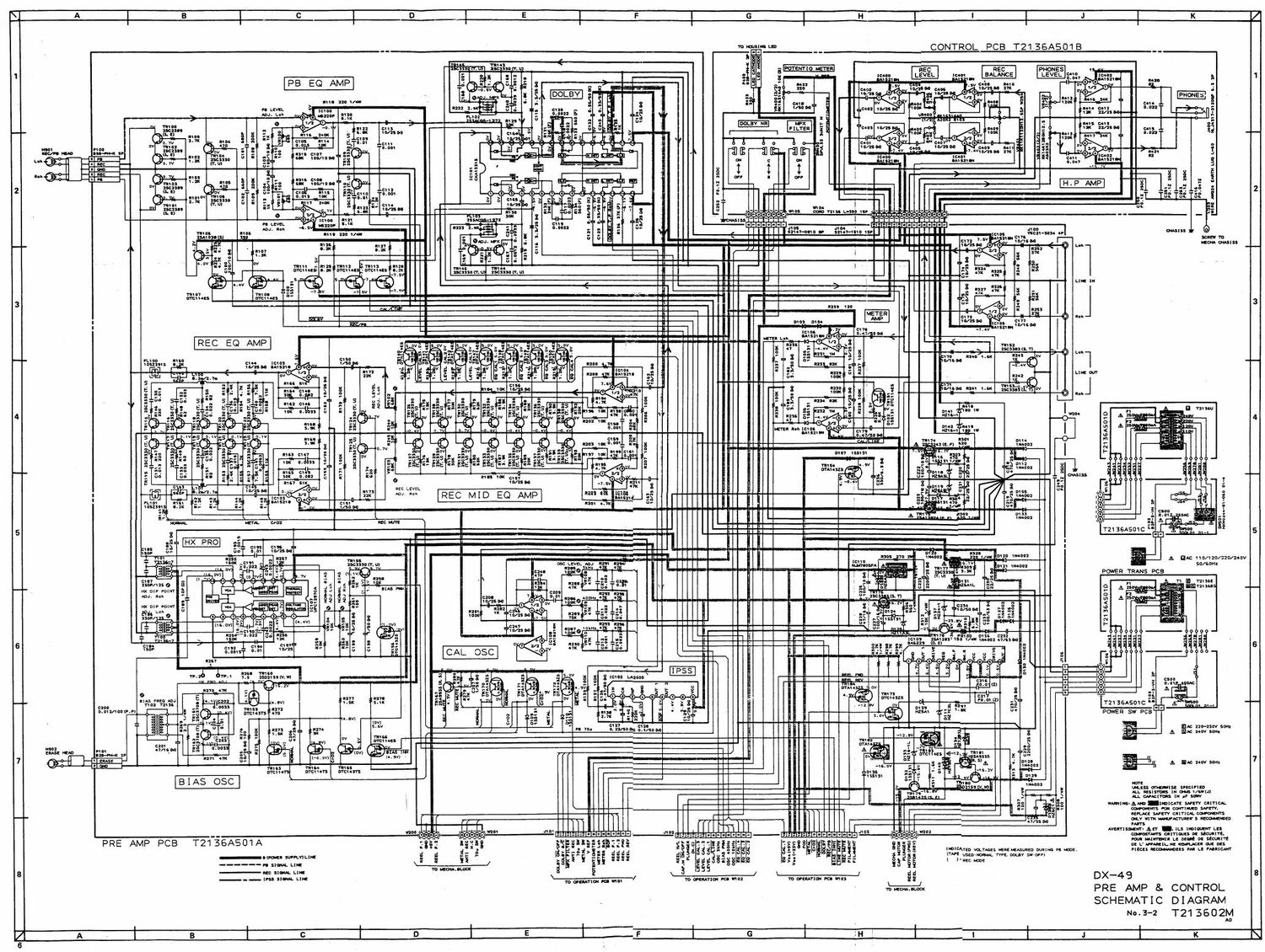 Akai DX 49 Schematic