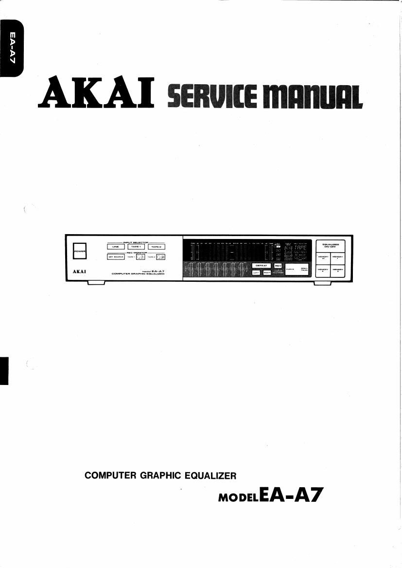 Akai EAA 7 Service Manual