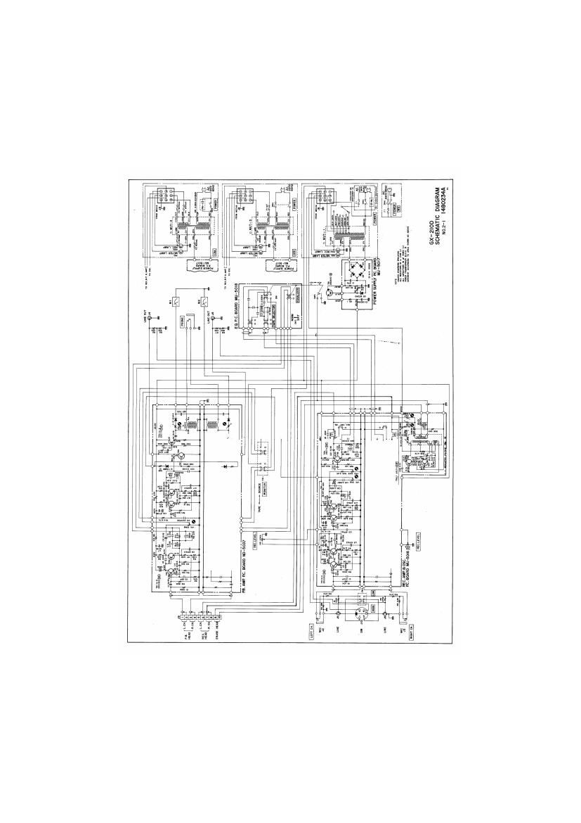 Akai GX 210 D Schematic