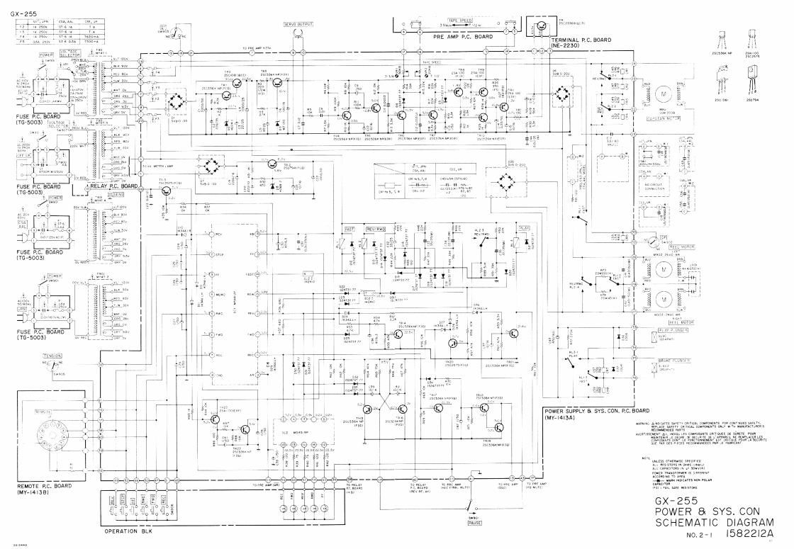 Akai GX 255 Schematic 2