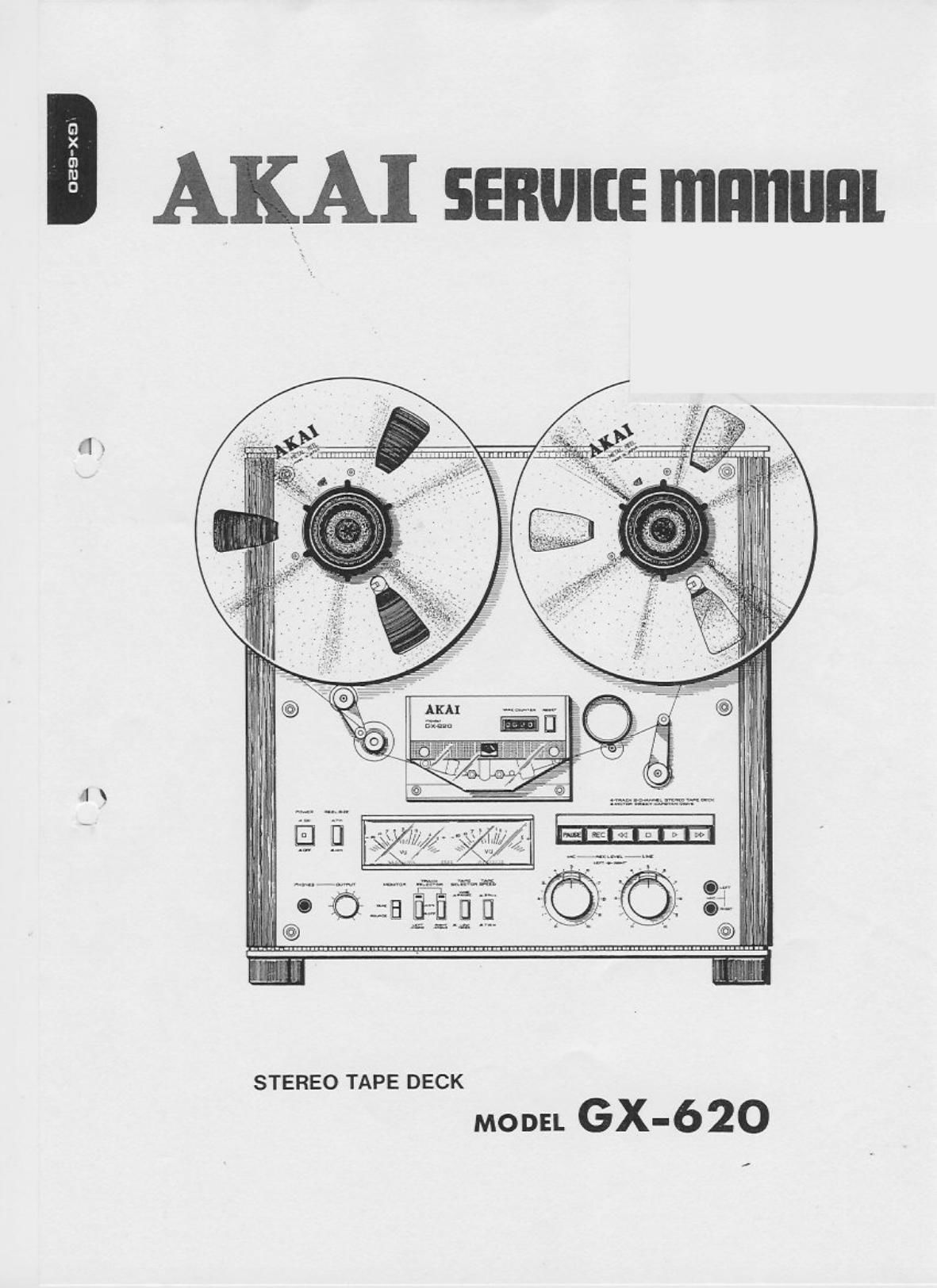 Akai GX 620 Service Manual
