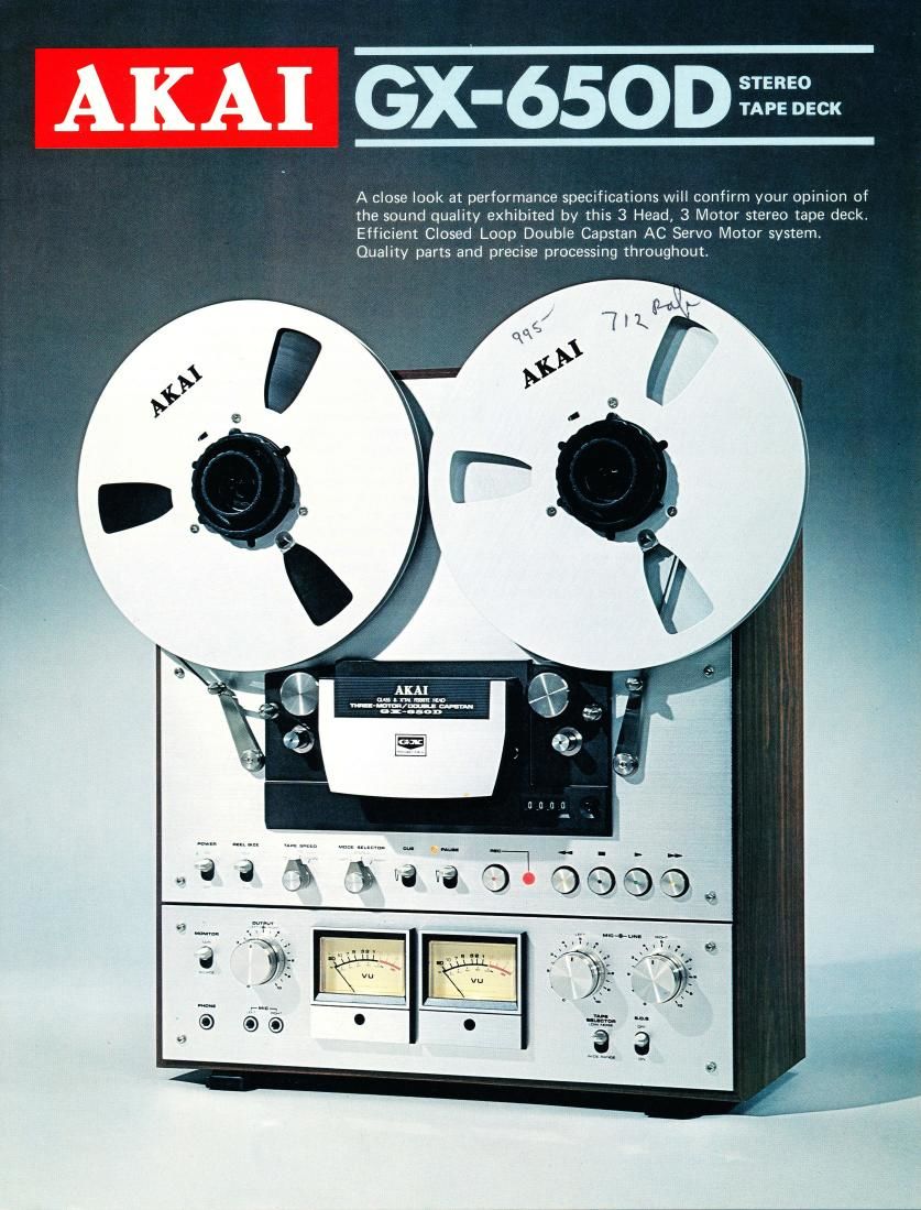 Akai GX 650 D Brochure