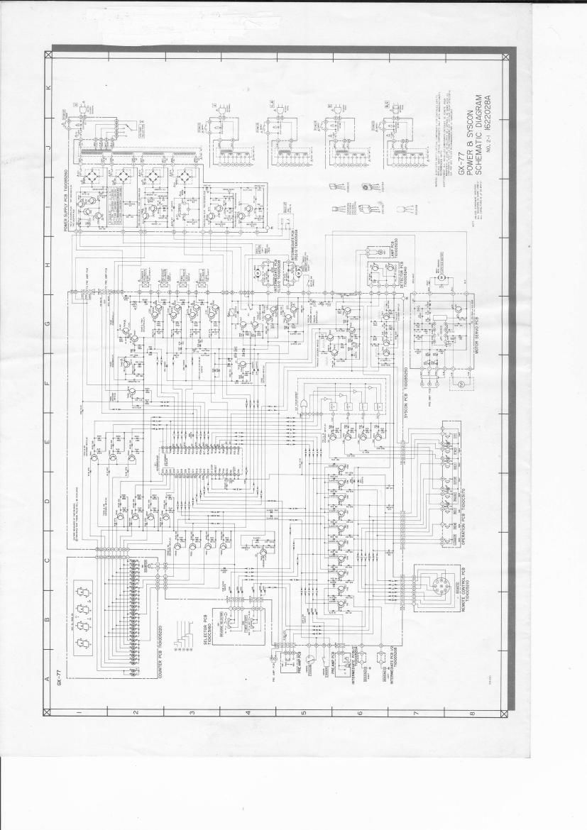 Akai GX 77 Schematic