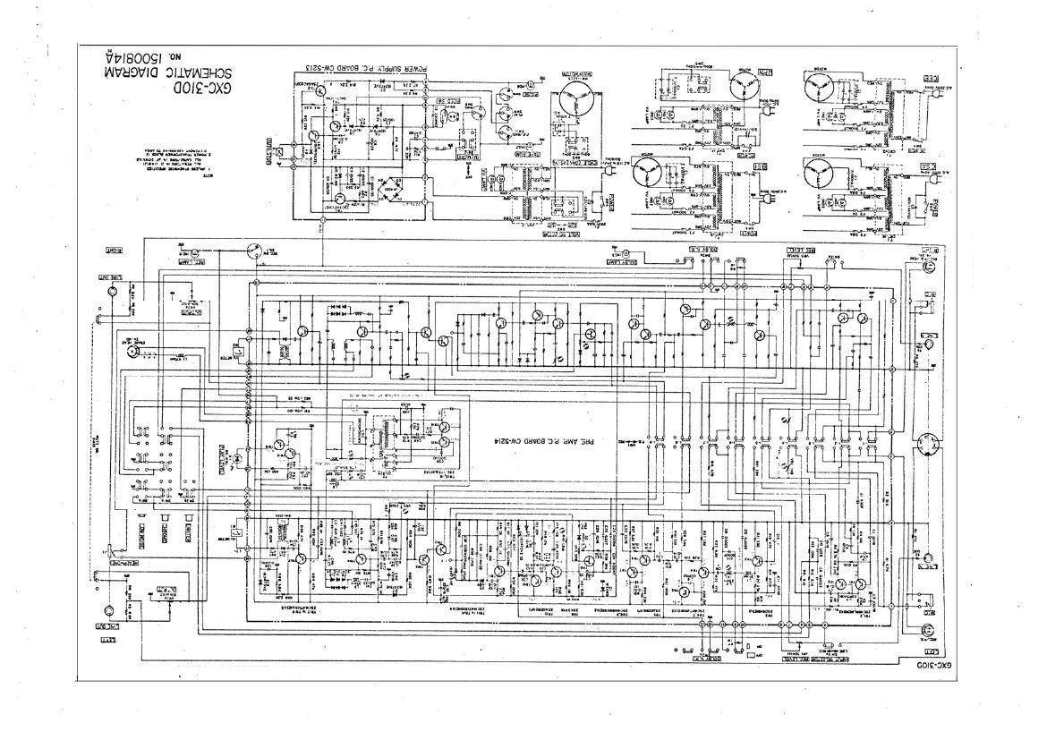 Akai GXC 310 D Schematic