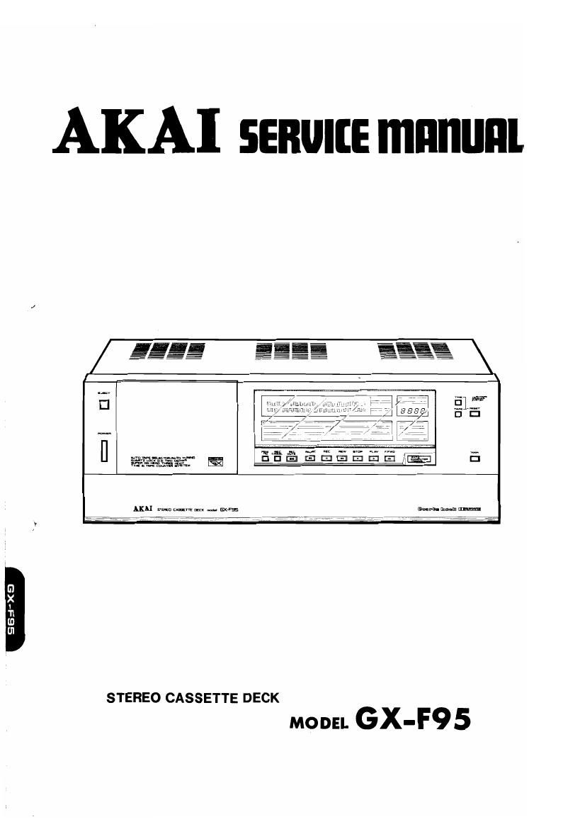 Akai GXF 95 Service Manual