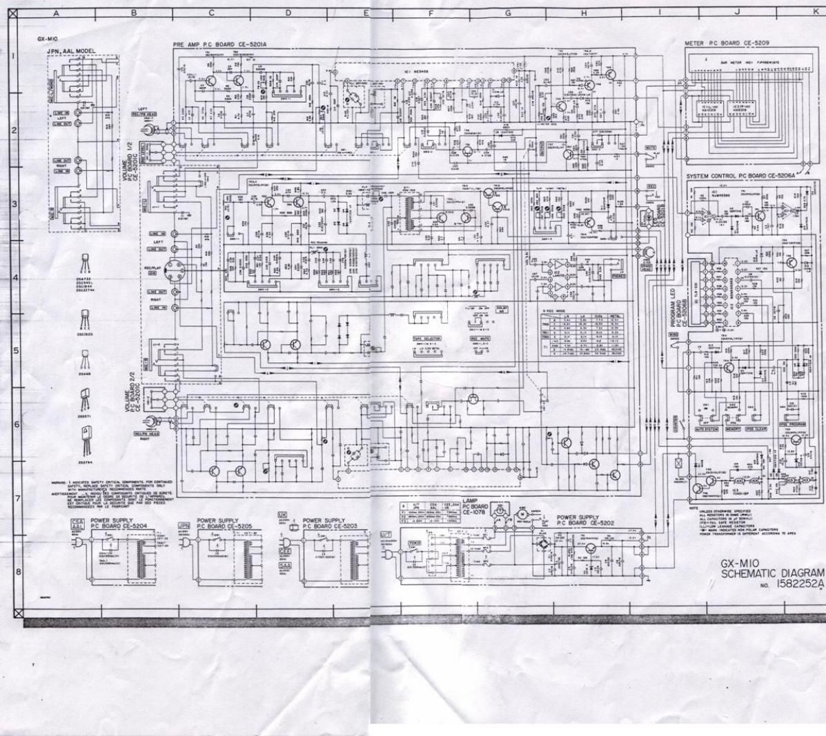 Akai GXM 10 Schematic