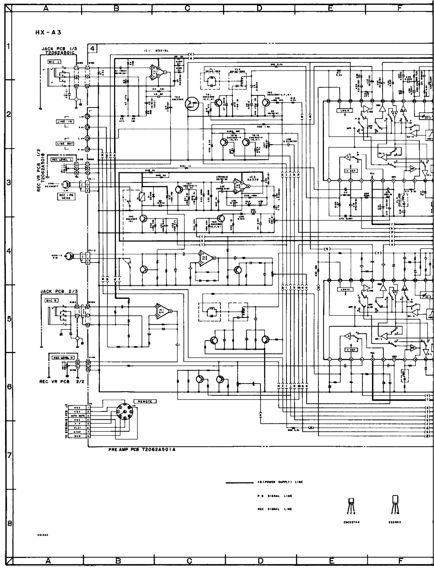 Akai HXA 3 Schematic