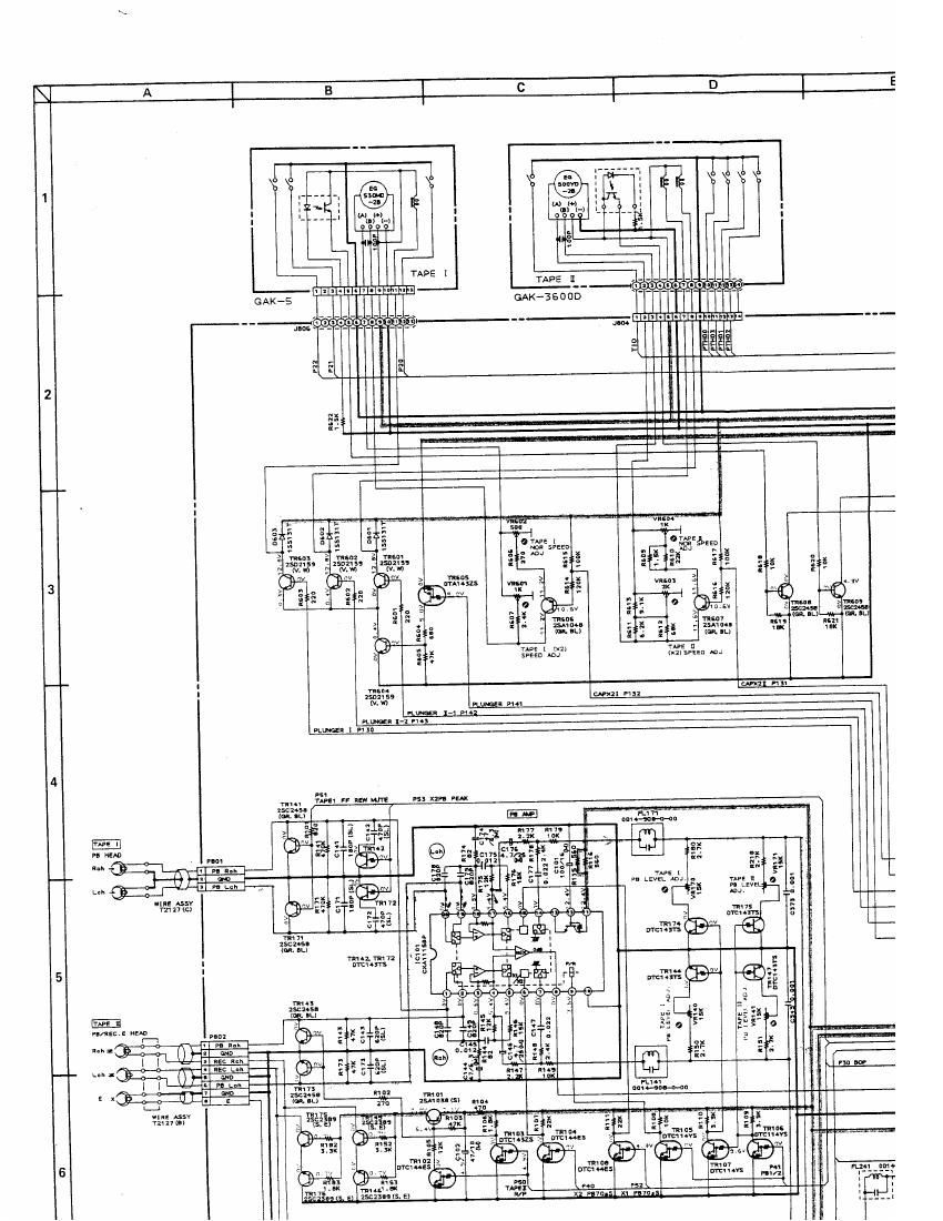 Akai HXM 630 W Schematic