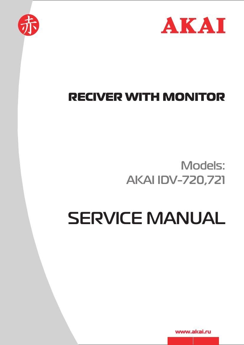 Akai IDV 720 Service Manual