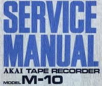 Akai M 10 Service Manual