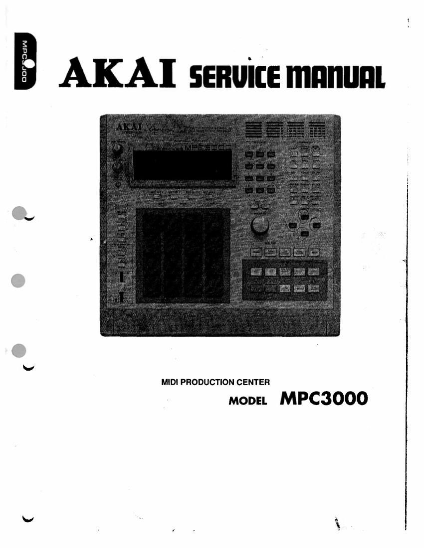 akai mpc 3000 service manual version