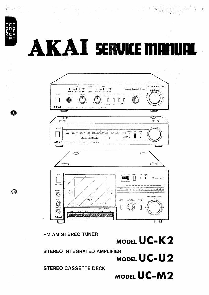 Akai UCK 2 Service Manual