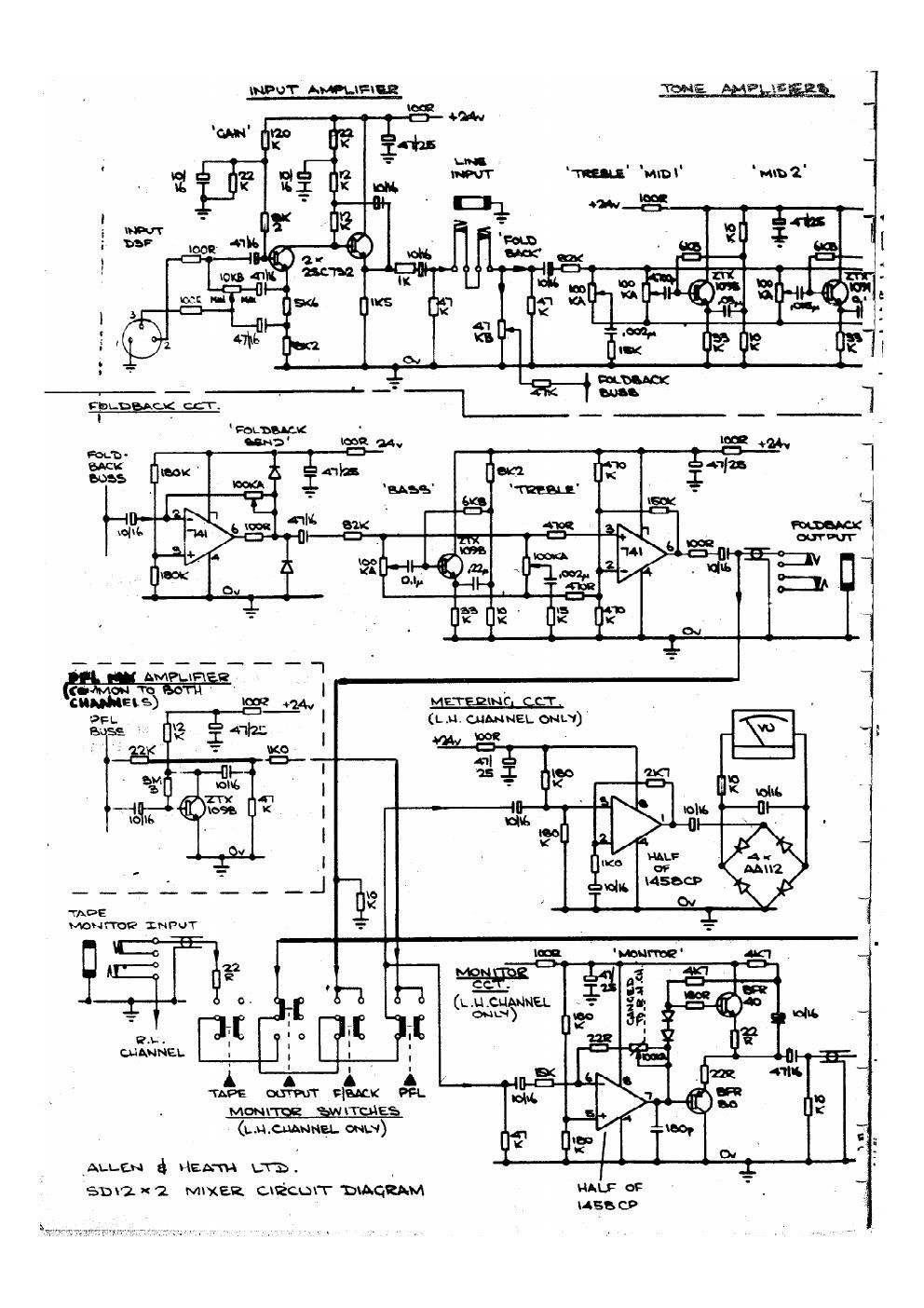 allen heath sd12 2 schematics