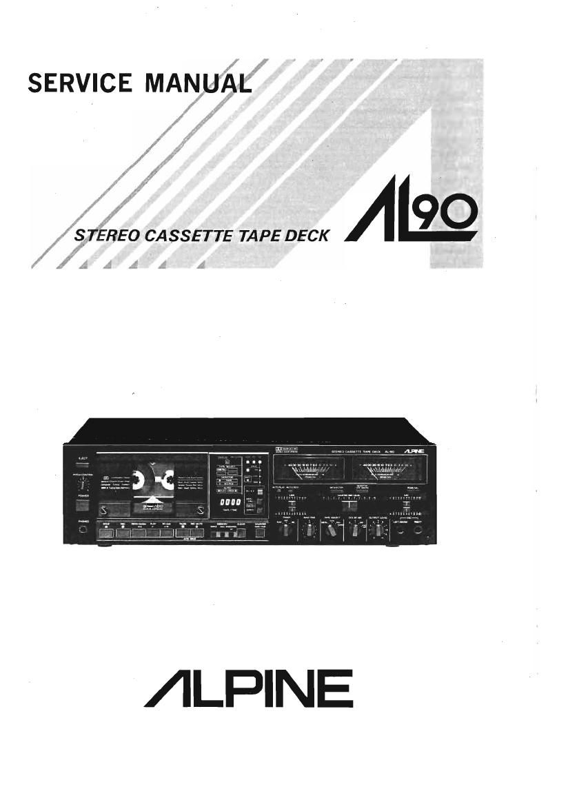 Alpine AL 90 Service Manual 2