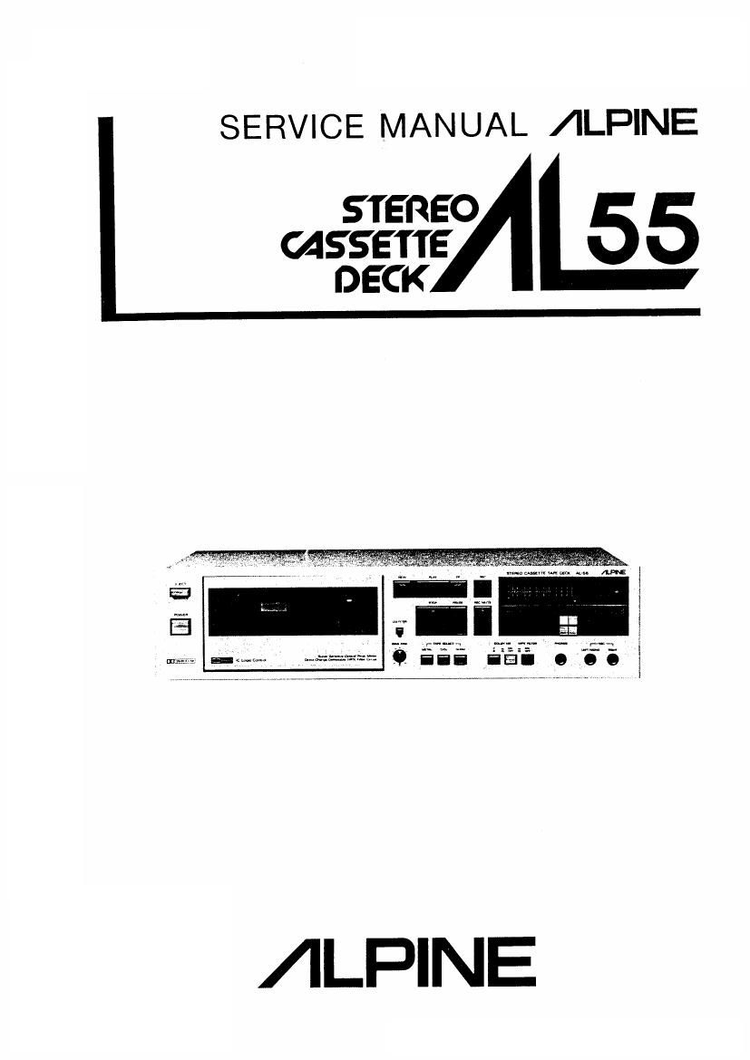 alpine al 55 service manual