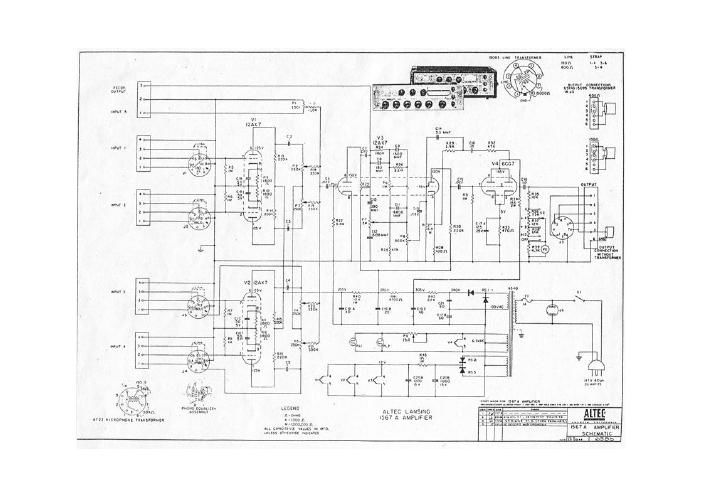 altec 1567a schematic