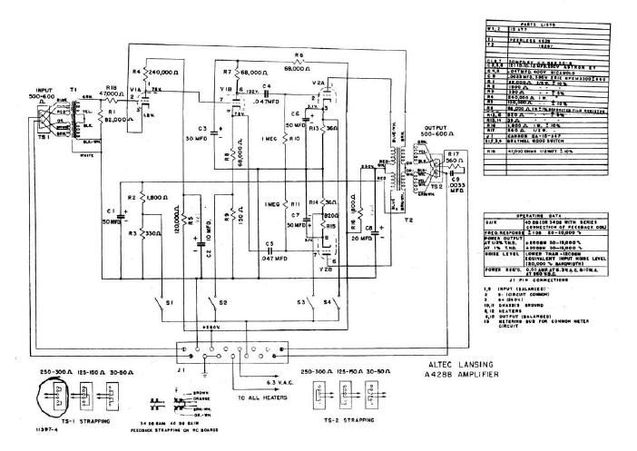 altec 428b schematic