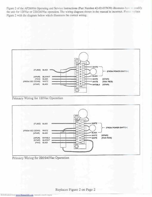 altec 9444b ap2600a addendum service manual