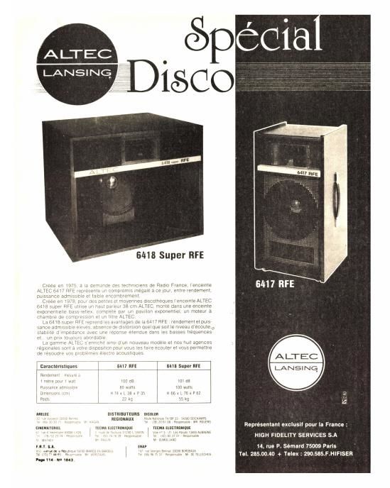 altec 1979 review