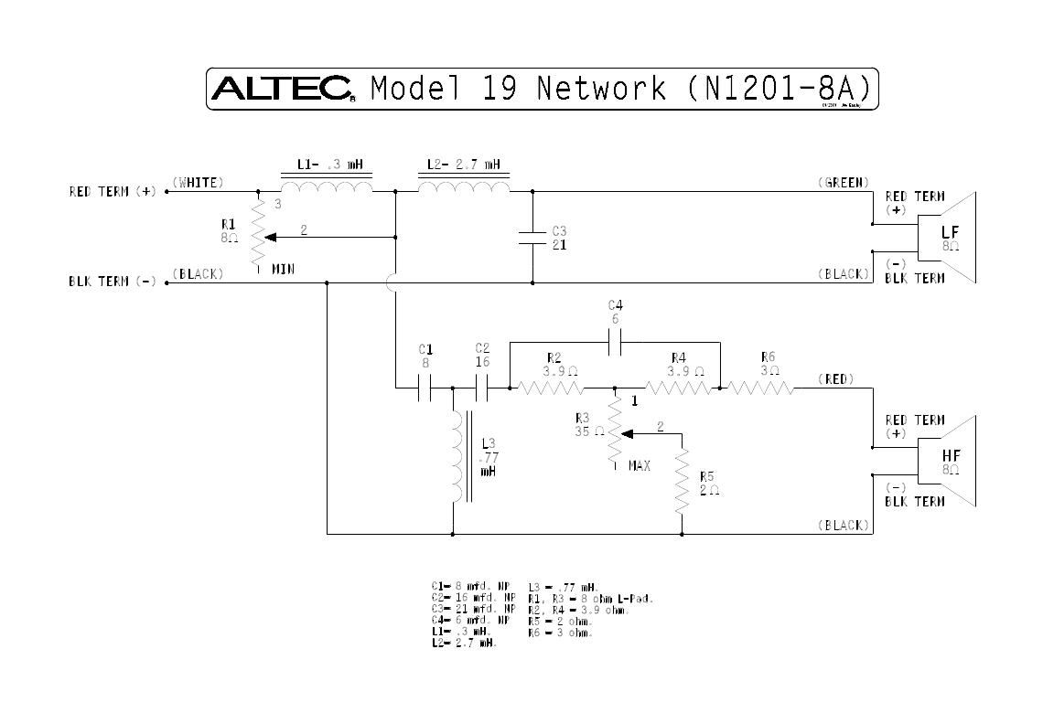 altec model 19 schematic
