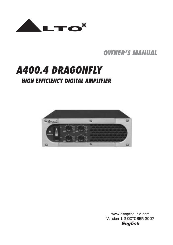 alto a 400 4 manual user