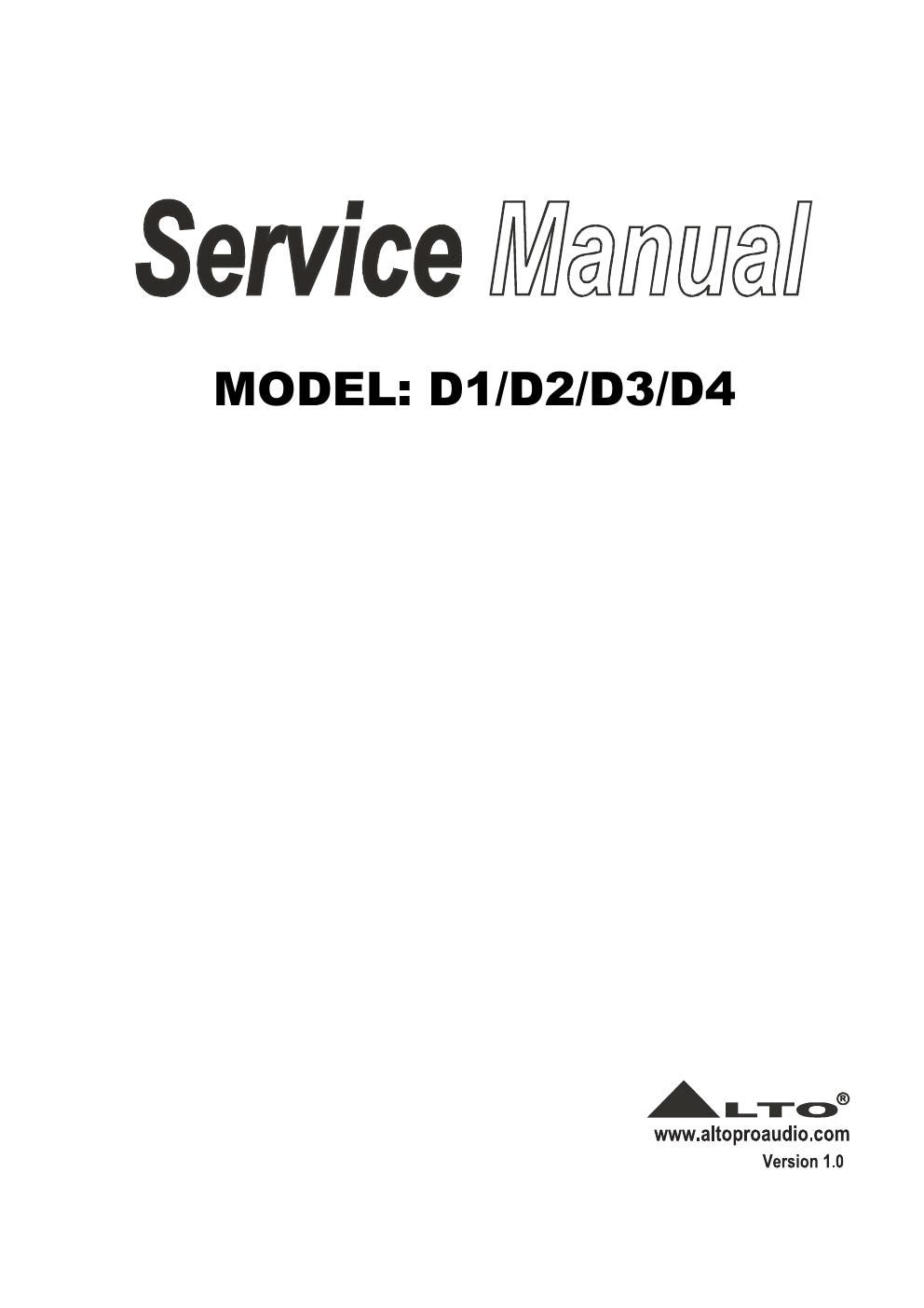 alto d1 d2 d3 d4 service manual