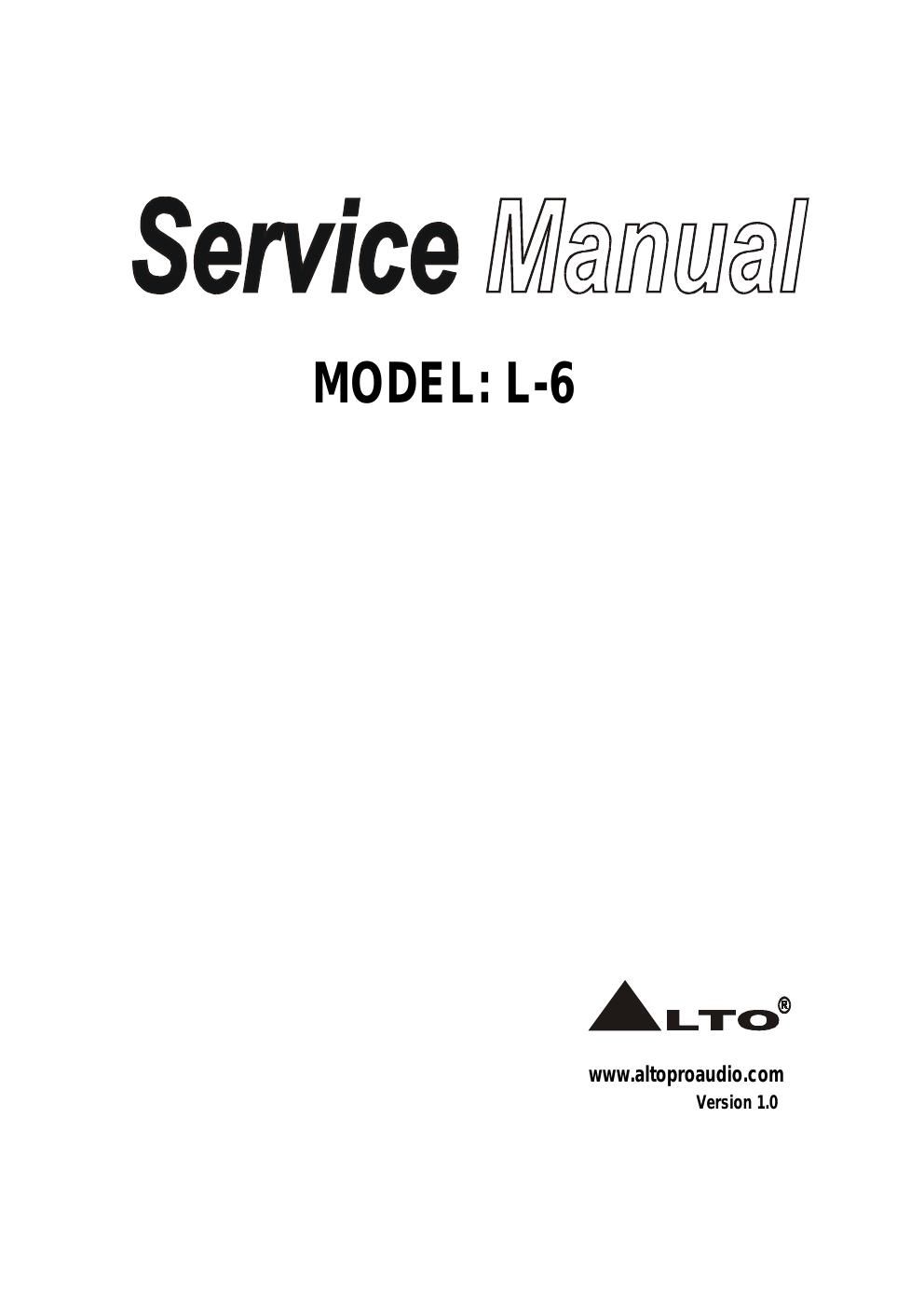 alto l 6 service manual
