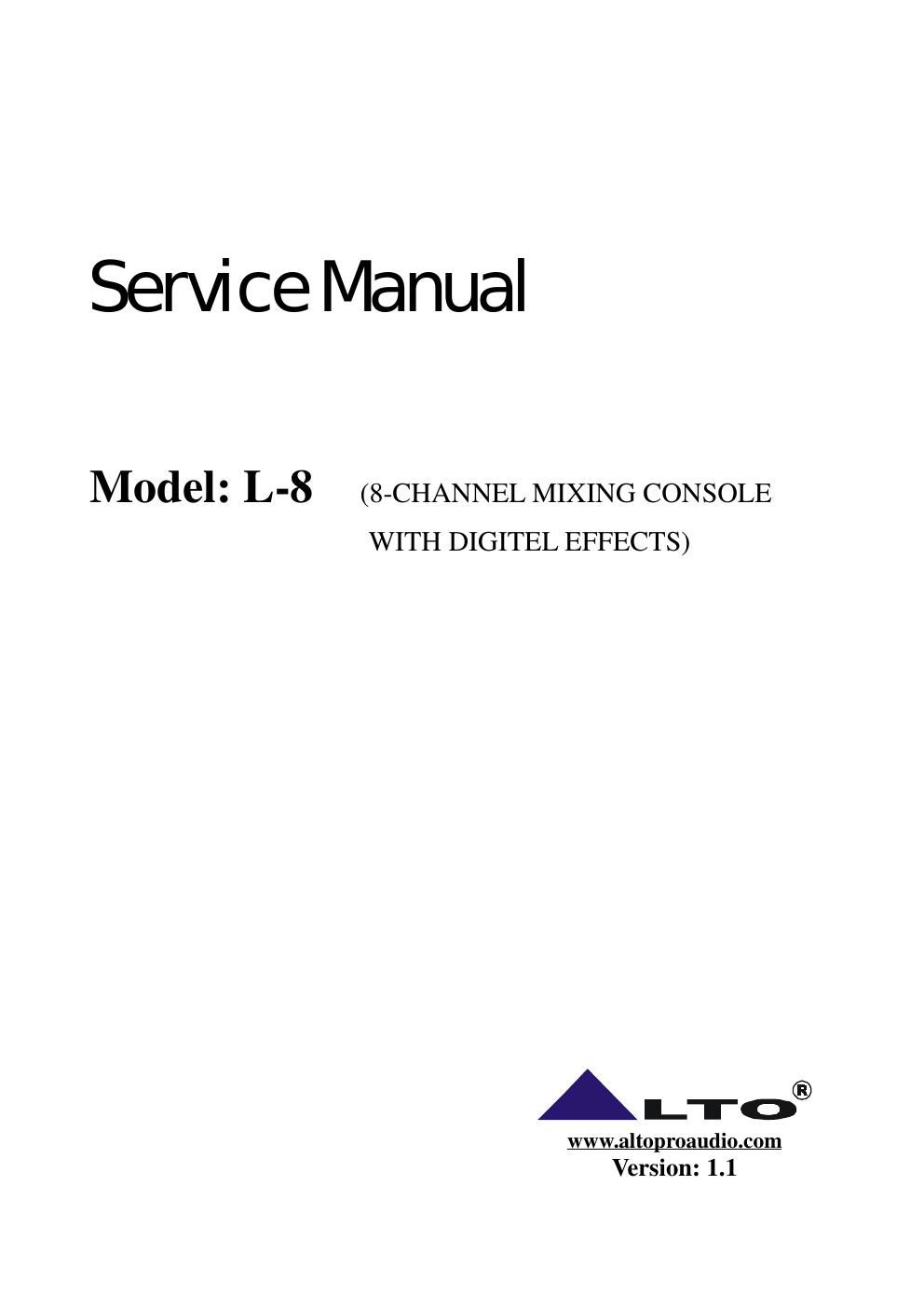 alto l 8 service manual