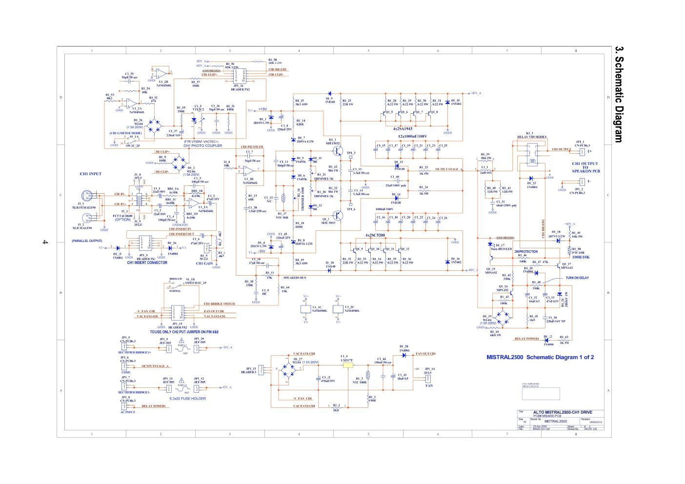 alto mistral 2500 schematic