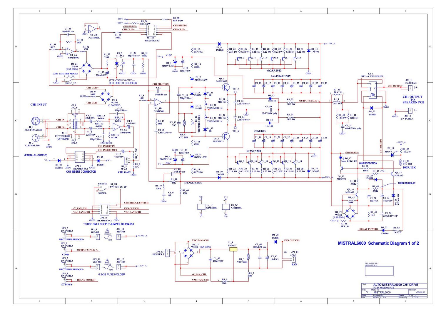 alto mistral 6000 schematic