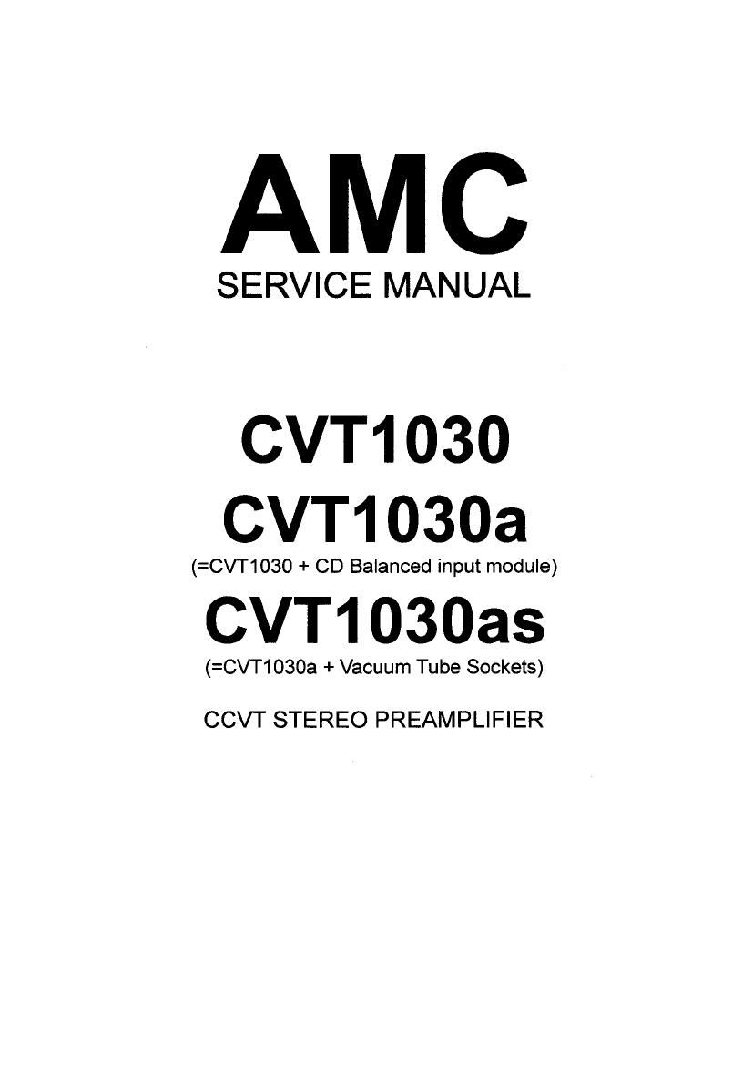 Amc CVT1030AS pre sm