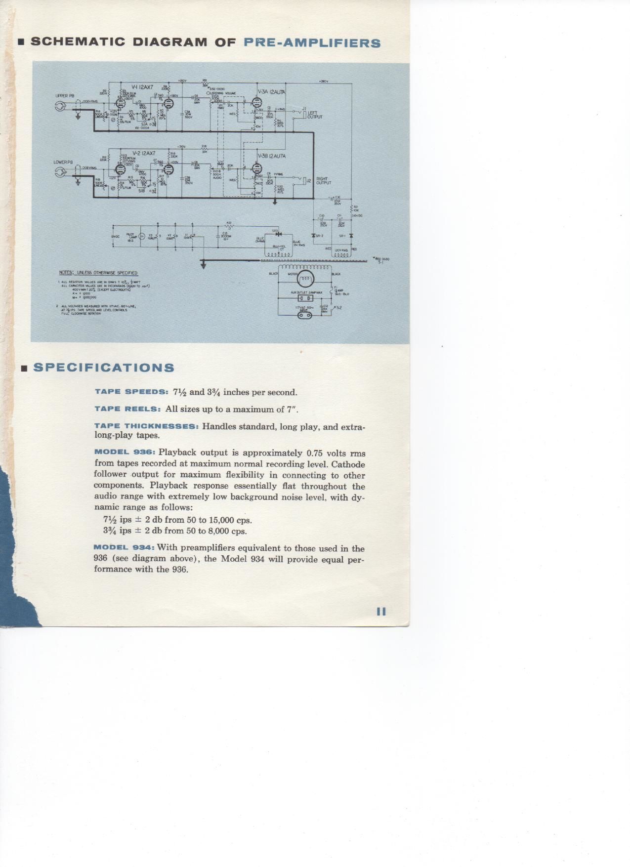 Ampex 4 Schematic