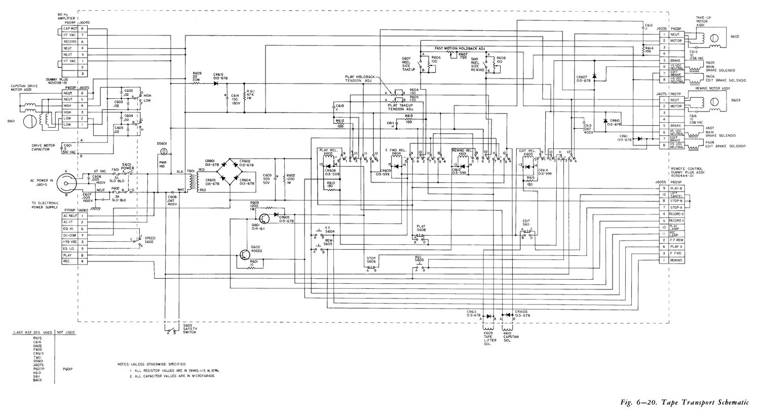 Ampex 440 Schematic