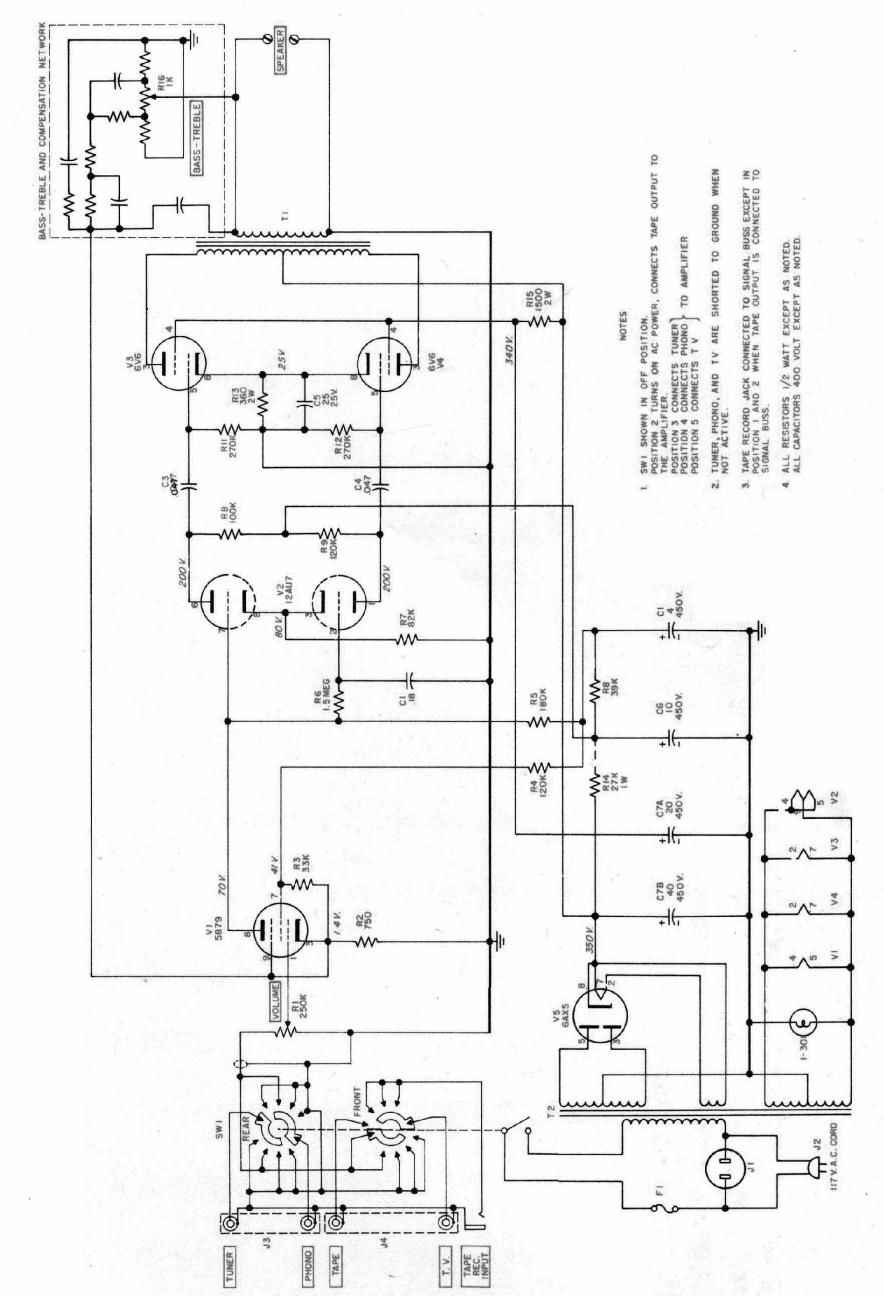 Ampex A 692 Schematic