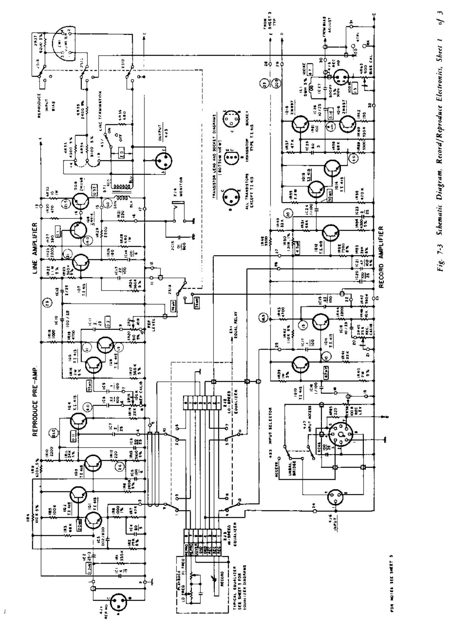 Ampex AG 35 Schematic