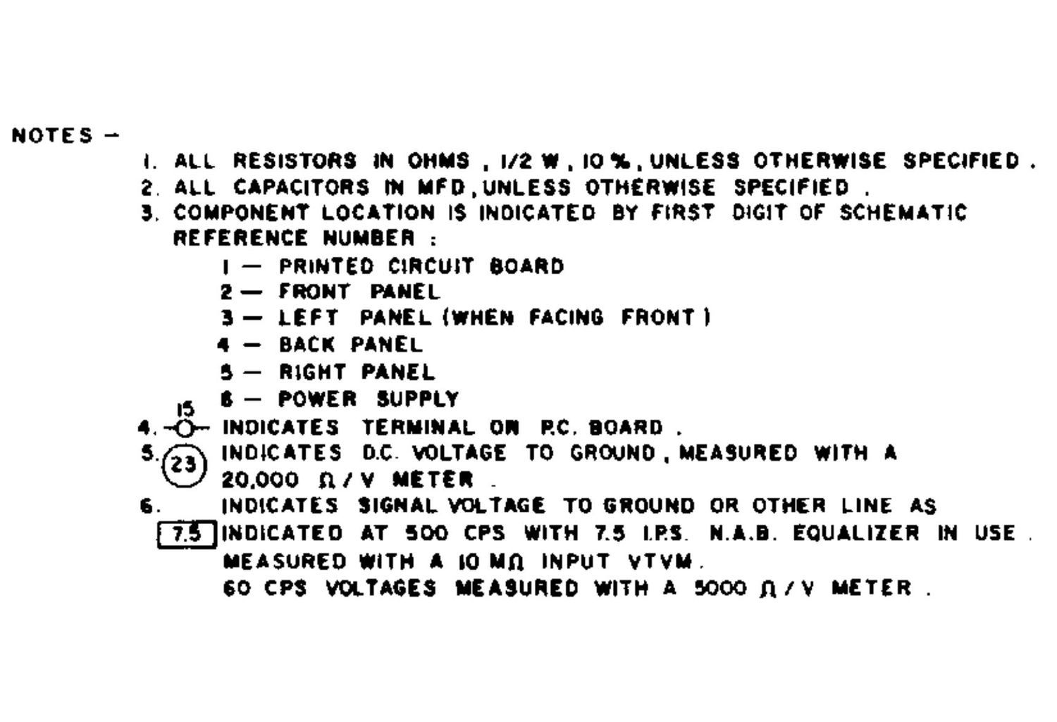 Ampex AG 350 Schematic